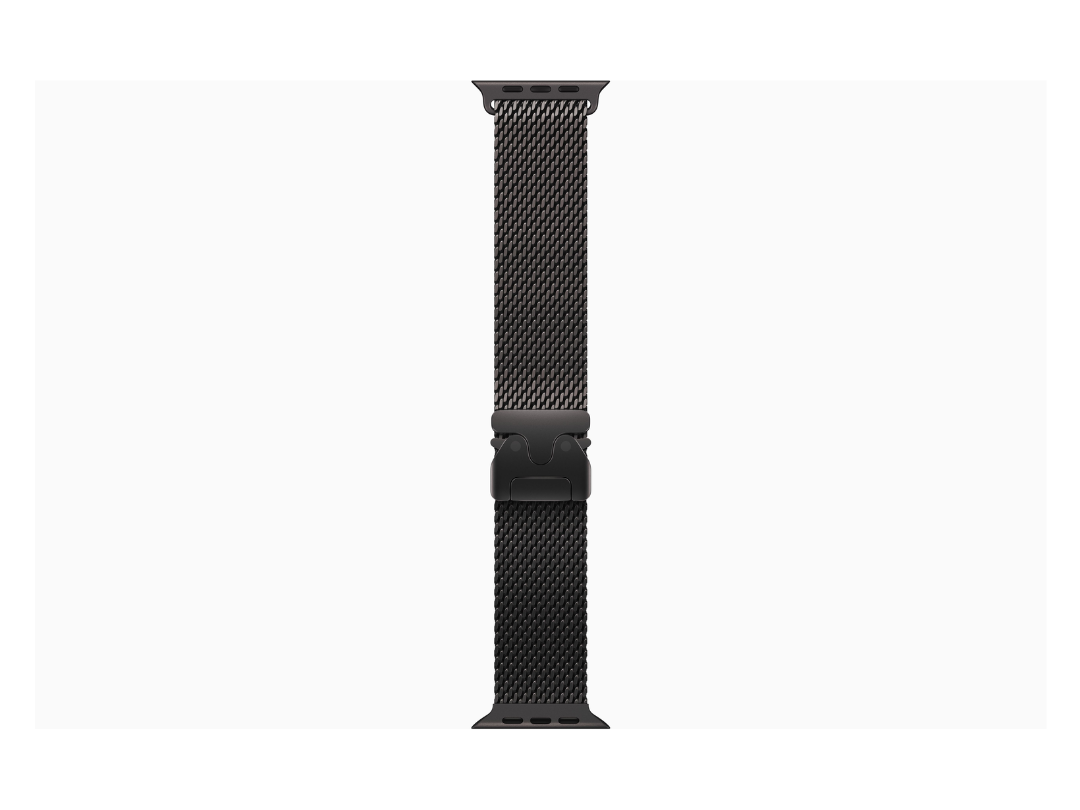 Apple Watch Ultra 3 49mm Black Titanium with Milanese Loop | GPS + Cellular | Qatar Apple Watch Ultra 3 49mm Black Titanium with Milanese Loop | GPS + Cellular | Qatar